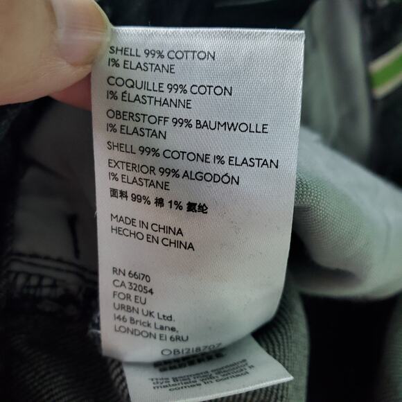 Anthropologie Pilcro Womens Crystal Beaded High-Rise Slim Straight Jeans Size 30 - Picture 9 of 9